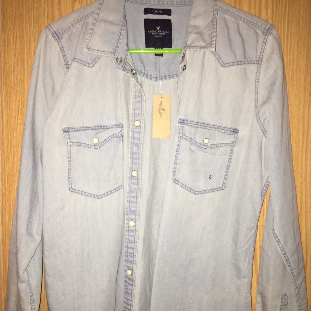 Denim Button Up- Slim Fit